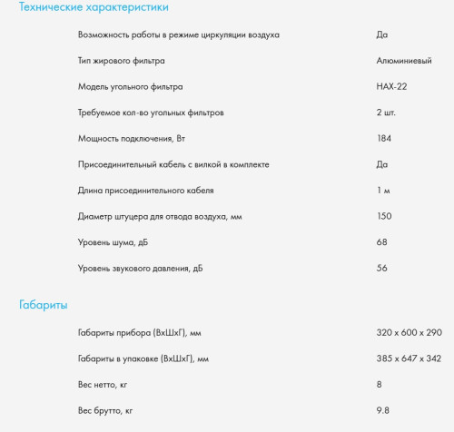 Встраиваемая вытяжка Haier (Хайер) HVX-BI652GB