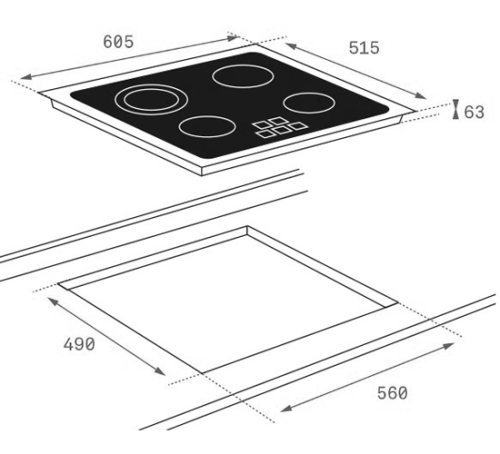 Электрическая варочная панель Teka (Тека) TT 6420