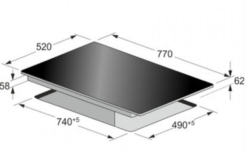 Индукционная варочная панель Kaiser (Кайзер) KCT 7795 FI Em