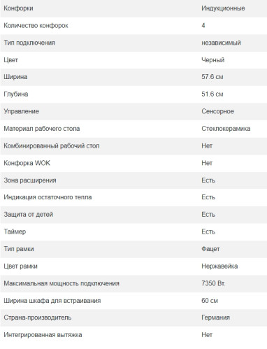 Индукционная варочная панель AEG (АЕГ) IKE64450XB