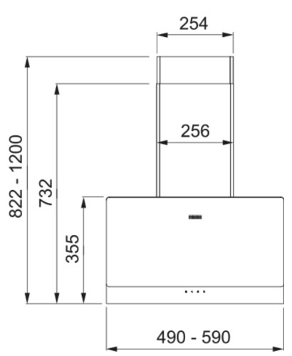 Вытяжка Franke (Франке) TEMPER 60 BK