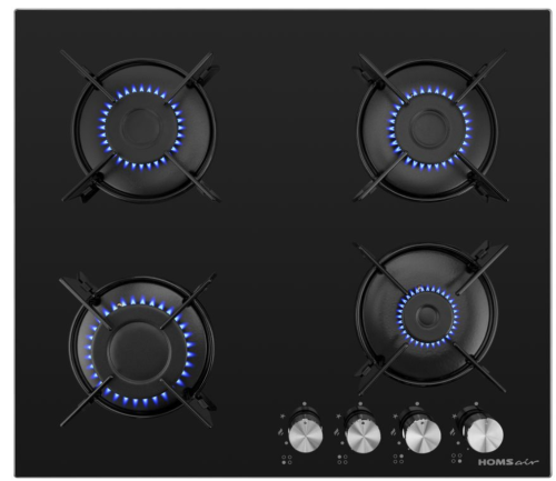 Газовая варочная панель HOMSair (ХОМСЭйр) HGG641EBK