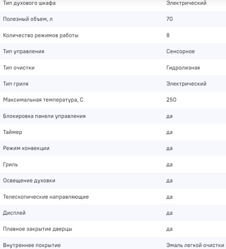 Электрический духовой шкаф MAUNFELD (Маунфилд) MEOH709DB