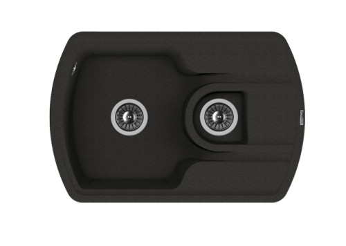 Кухонная мойка Florentina (Флорентина) Нире 760К, черный