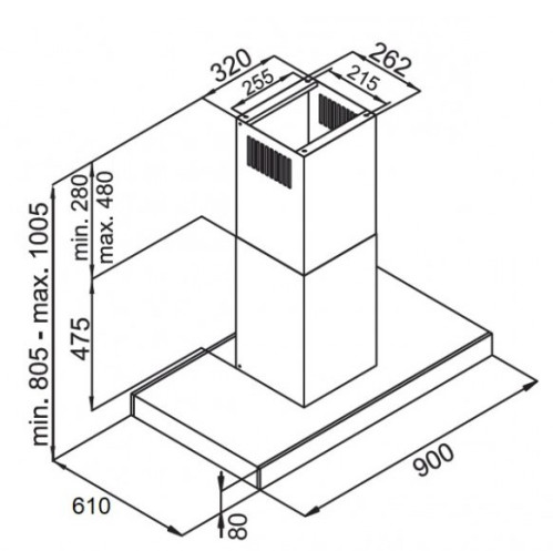 Вытяжка Kuppersberg (Купперсберг) DUDL8 X