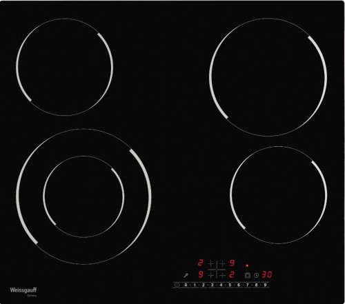 Электрическая варочная панель Weissgauff (Вайсгауфф) HV 641 BS + ВИДЕО