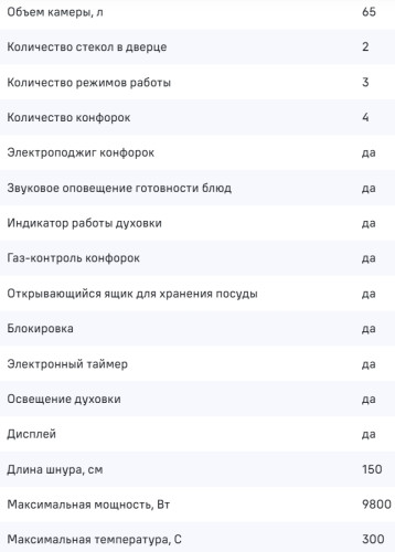 Газовая плита MAUNFELD (Маунфилд) MGC60ECGR05