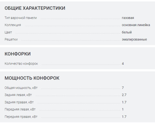 Газовая варочная панель Candy (Канди) CHW6BRWW