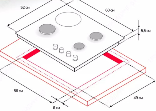Комбинированная варочная панель Simfer (Симфер) H60V31B516