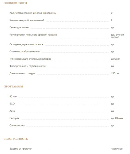 Встраиваемая посудомоечная машина MONSHER (Моншер) MD 6001