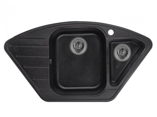 Кухонная мойка GRANULA (Гранула) GR-9101 890*490 мм шварц