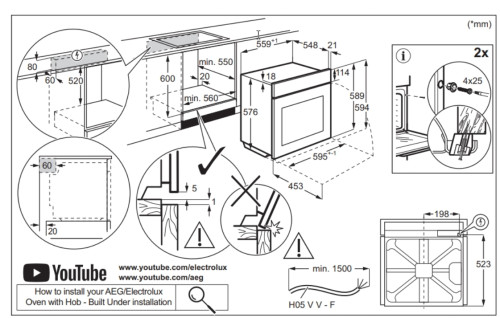 Электрический духовой шкаф Electrolux (Электролюкс) EOE8P39WX
