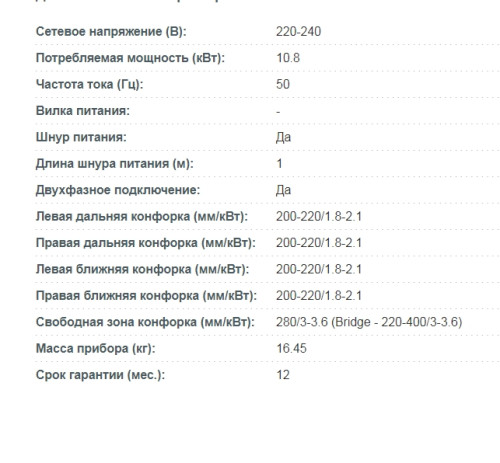 Индукционная варочная панель Korting (Кёртинг) HIB 95750 B Smart