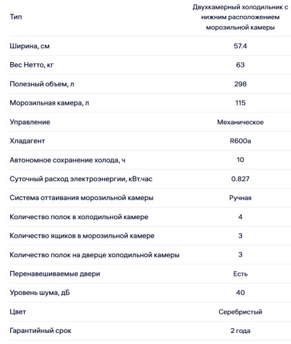 Холодильник NORDFROST (Нордфрост) NRB 152 S