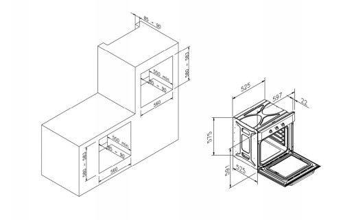 Электрический духовой шкаф Zigmund-Shtain (Зигмунд-Штайн) EN 152.911 B