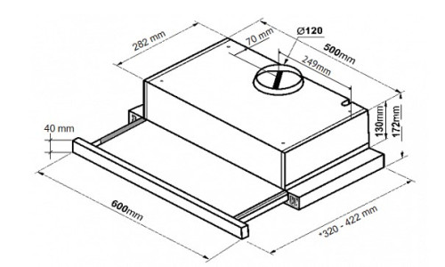 Вытяжка Korting (Кертинг) KHP 6617 RB