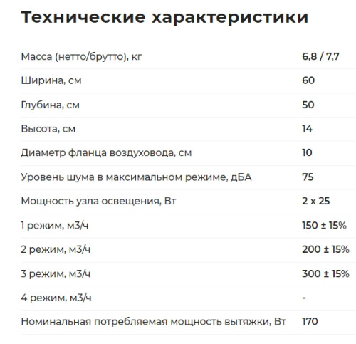 Вытяжка GEFEST (Гефест) ВО 2601 К54