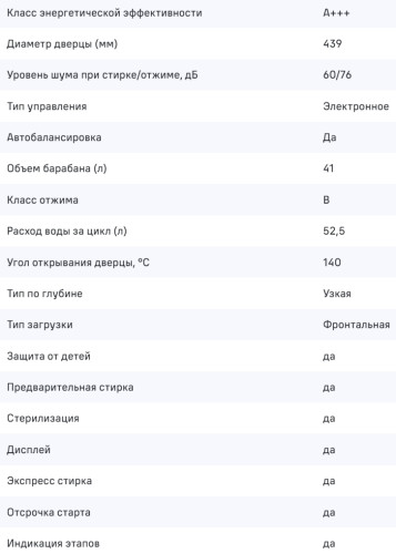 Стиральная машина MAUNFELD (Маунфилд) MFWM127WH051D