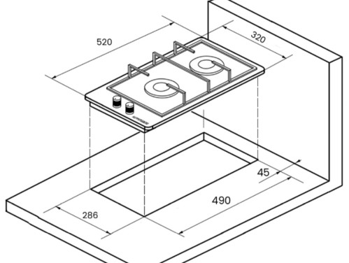 Газовая варочная панель Kuppersberg (Купперсберг) FBG 36 WG