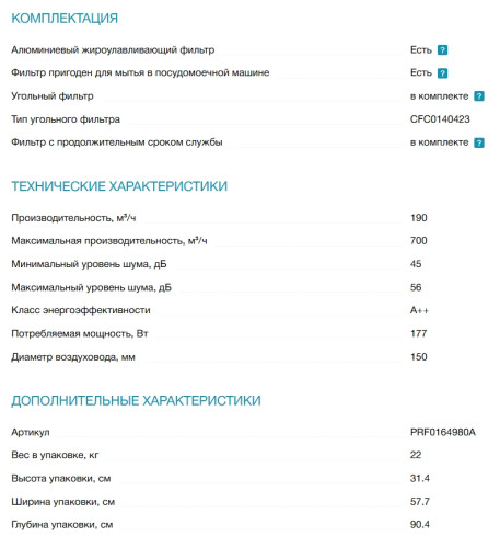 Вытяжка Elica (Элика) SUPER PLAT @ BL/F/80