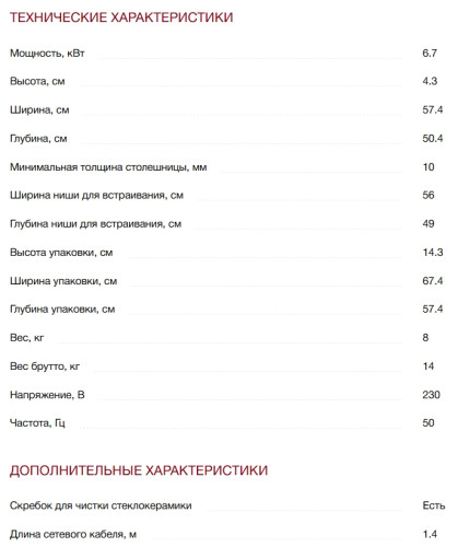 Электрическая варочная панель Miele (Мили) KM 6520 FR