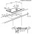 Газовая варочная панель Electrolux (Электролюкс) EGS6436WW