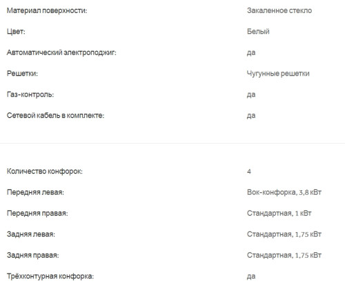 Газовая варочная панель Haier (Хайер) HHX-G64CWW1