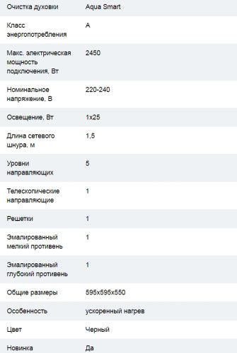 Электрический духовой шкаф Cata (Ката) MD 7010 BK