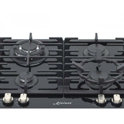 Газовая варочная панель Kaiser (Кайзер) KCG 6380 Black Turbo + видео о товаре