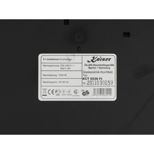 Индукционная варочная панель Kaiser (Кайзер) KCT 6536 FI