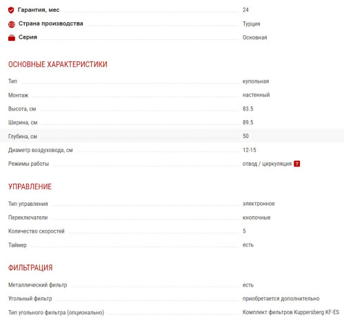 Вытяжка Kuppersberg (Купперсберг) T 969 ANT Bronze