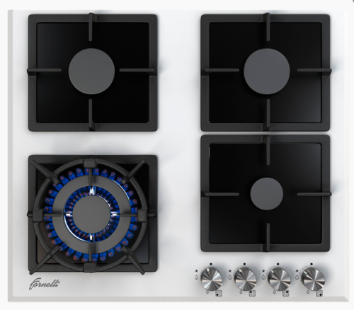 Газовая варочная панель Fornelli (Форнелли) PGA 60 Quadro WH