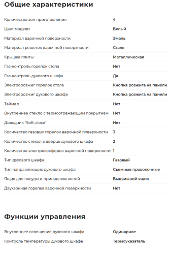 Комбинированная плита GEFEST (Гефест) ПГЭ 5110-01