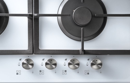 Газовая варочная панель Korting (Кёртинг) HGG 660 CW белого цвета