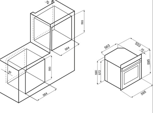 Электрический духовой шкаф EXITEQ (Экзитег) CKO-890 DG