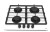 Газовая варочная панель Haier (Хайер) HHX-G64CNW