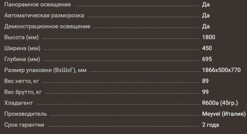 Винный шкаф Meyvel (Мейвел) MV106-KBT2 (Slim)