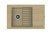 Кухонная мойка Florentina (Флорентина) Липси 780Р, бежевый