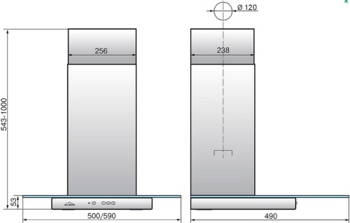 Вытяжка Elikor (Эликор) Кристалл 60 нержавейка (430) кп тонир.