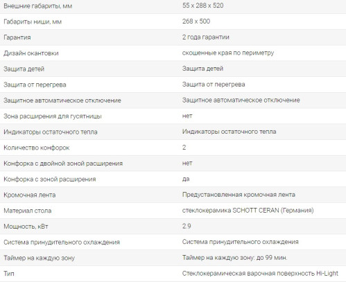 Электрическая варочная панель Midea (Мидея) MCH32329F