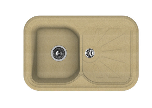 Кухонная мойка Florentina (Флорентина) Крит 780, бежевый