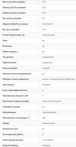 Электрический духовой шкаф Schaub Lorenz (Шауб Лоренц) SLB EB6860