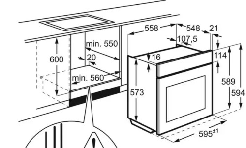 Электрический духовой шкаф Electrolux (Электролюкс) EOD6P77WX