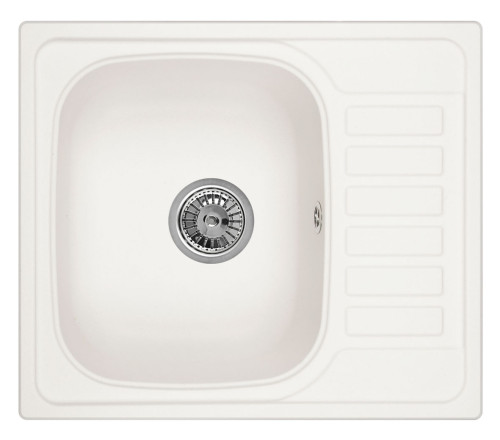 Кухонная мойка Granula (Гранула) GR-5801 wh, арктик