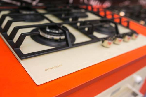 Газовая варочная панель MAUNFELD (Маунфилд) MGHG.64.17I Cream Glass + ВИДЕО О ТОВАРЕ