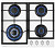 Газовая варочная панель Weissgauff (Вайсгауф) HGG 641 WGV