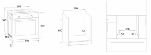 Электрический духовой шкаф Simfer (Симфер) B6EL77017