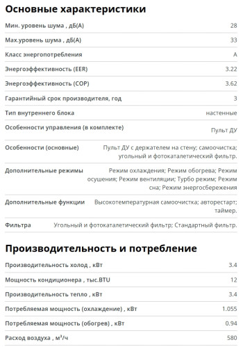 Сплит-система Ecoclima (Экоклима) ECW-HE12/BB-4R2