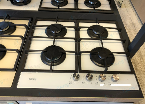 Газовая варочная панель Korting (Кёртинг) HGG 660 CW белого цвета