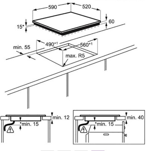 Индукционная варочная панель Electrolux (Электролюкс) EHH6240ISK